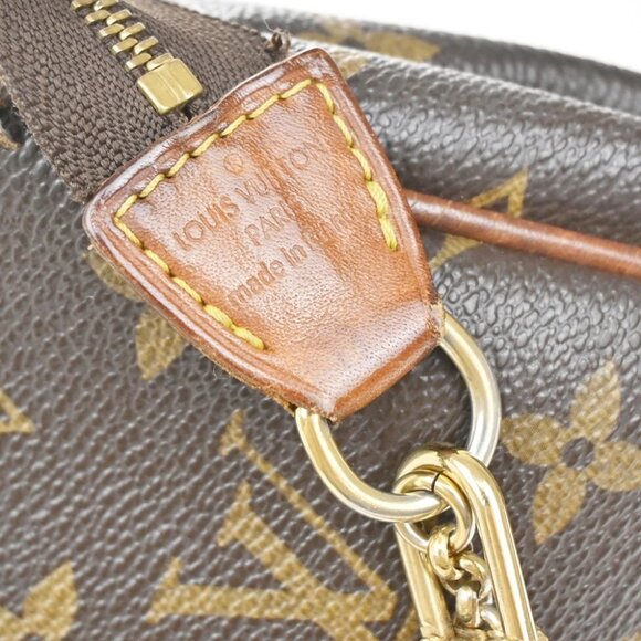 LOUIS VUITTON Eva 2Way Chain Shoulder Bag Monogram Leather Brown - Picture 9 of 15